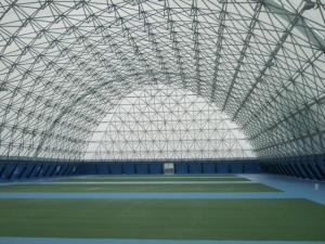 tennis court cover installation finish interior